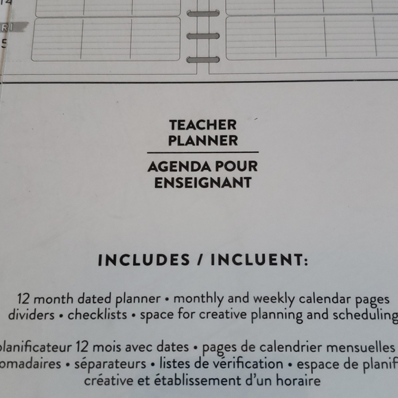 NWT BIG Happy Planner Teacher inspire dreams planner - AUG 21- JULY 2022 - Picture 4 of 5
